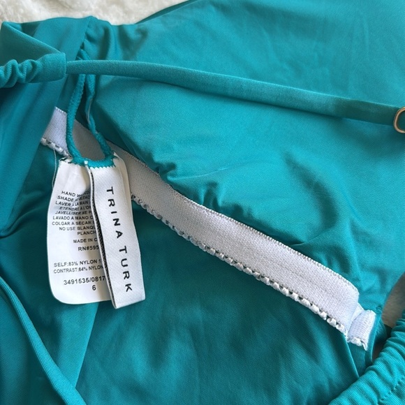 Trina Turk Monaco High Leg Plunge One Piece - Picture 7 of 10